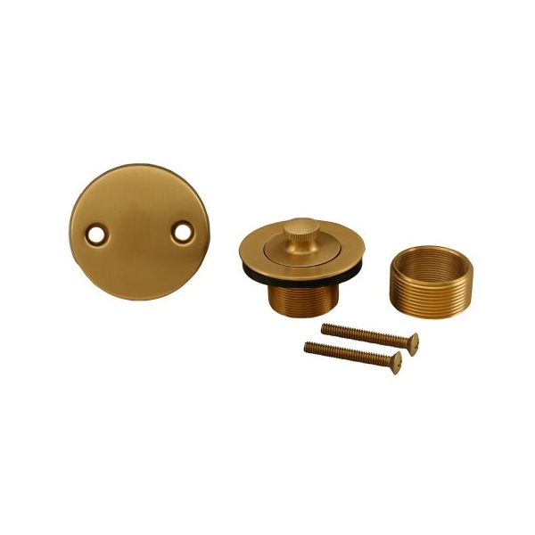 Brushed Bronze Two-Hole Lift and Turn Conversion Kit